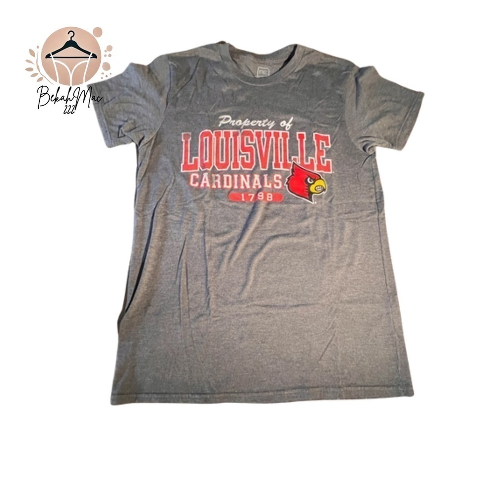 Louisville Cardinals ProEdge by Russell T-Shirt Men’s Medium - Grey